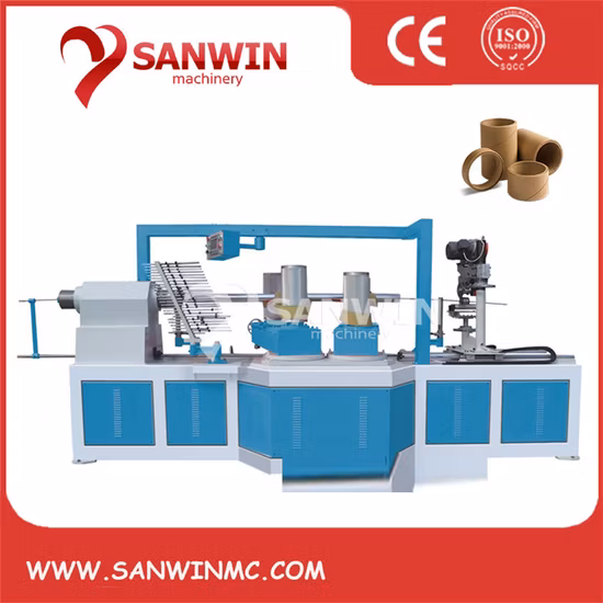 Spiral Kraft Cardboard Paper Tube Core Making Cutting Winding Machine