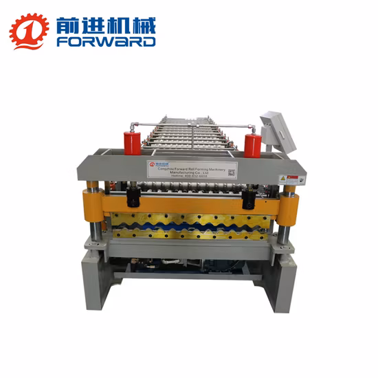 Automatic Corrugated Wave Panel Metal Wall Plate Roof Roofing Sheet Making Tiles Roll Forming Machine Machinery